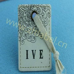 custom paper hangtag for garment made in China