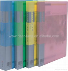 customized size color display book for office document collect