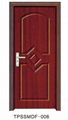 High quality MDF door with PVC veneer