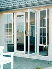 Aluminum casement door