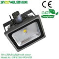 led motion sensor flood scoop light for