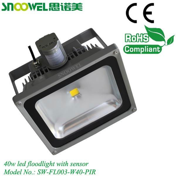 led motion sensor flood scoop light for hotel outside building garden square 5