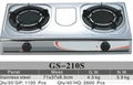 double burner gas stove