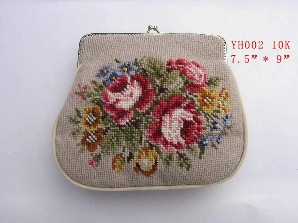 100%Handmade Needlepoint Women' Handbags 5