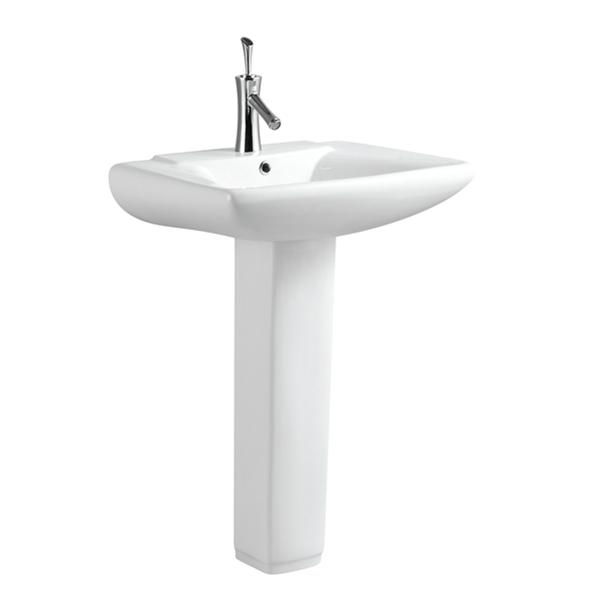 Good quality square pedestal basin