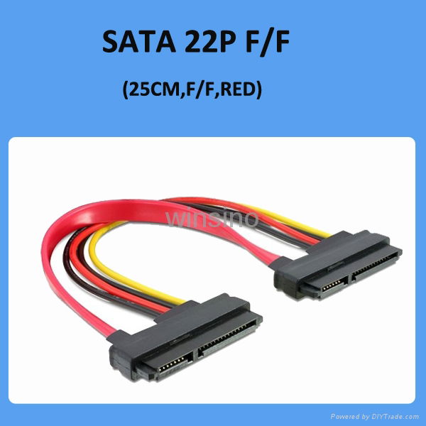 SATA cable 22pin > 22 pin female to female