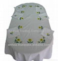 100% Cotton Sunflower Hand Embroidery