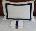 100% cotton luxury silk pattern embedded pillow cases 1