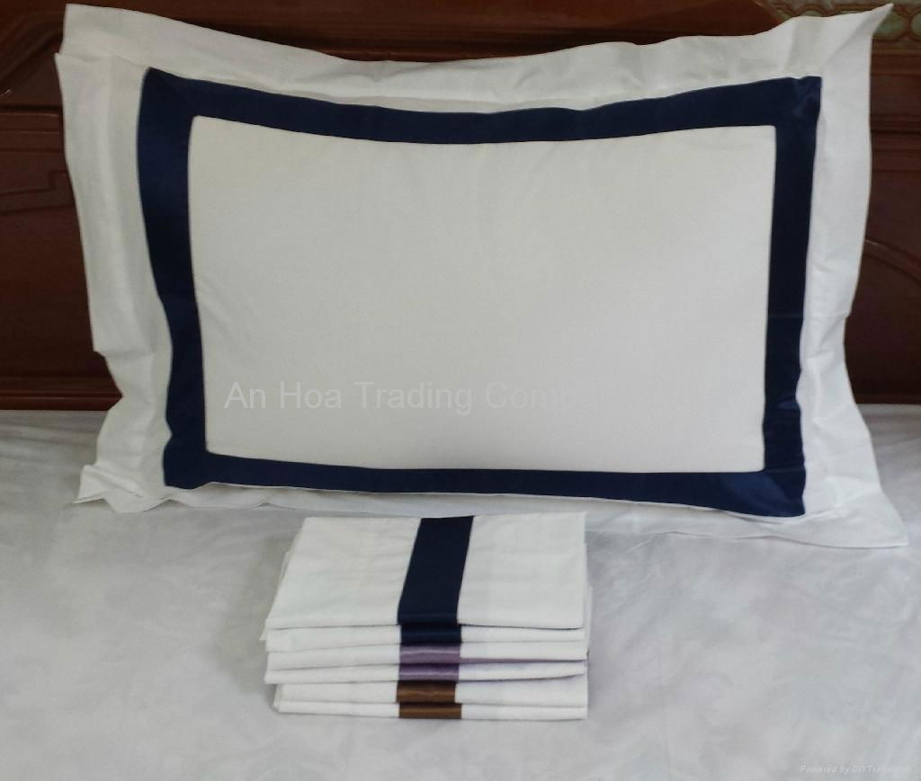 100% cotton luxury silk pattern embedded pillow cases