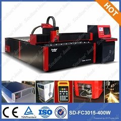 SD-FC3015-400W Fiber metal,steel,stainless steel sheet metal laser cutting machi