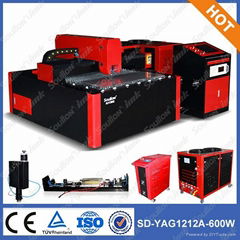 SD-YAG1212A-600W CNC Small-scale YAG Metal Laser Cutting Machine with factory pr