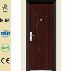 wooden steel door