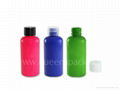 empty plastic cosmetic lotion bottle 1