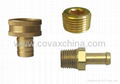 Brass hose barb fitting