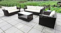 5Pcs Alu.&Rattan Sofa set 1