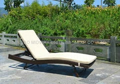 Alu.& Rattan lounge set