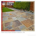 Customized honed floor tile patterns rusty slate 1