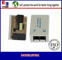 telecom standard and environmental protection material rj11  adsl splitter