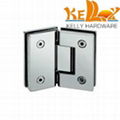 stainless steel bathroom hinge glass clamp 1