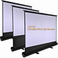 Rel Color Display Projection Screen Portable Floor Projector Screen 3