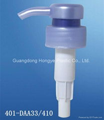 Plastic lotion pump