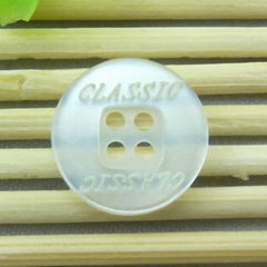 Laser Translucent Resin Button, L02