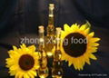 Crude and refined sunflower oil