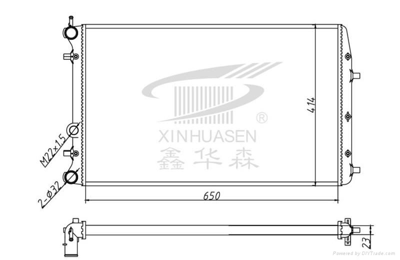 大眾水箱散熱器