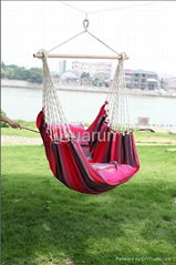 Colorful Stripes Hammock Chairs with Two