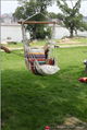 Colorful Stripes Hammock Chairs with Two Cushions (HRHC003) 3