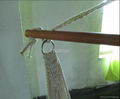 Polyester rope hammock chairs with wooden 2