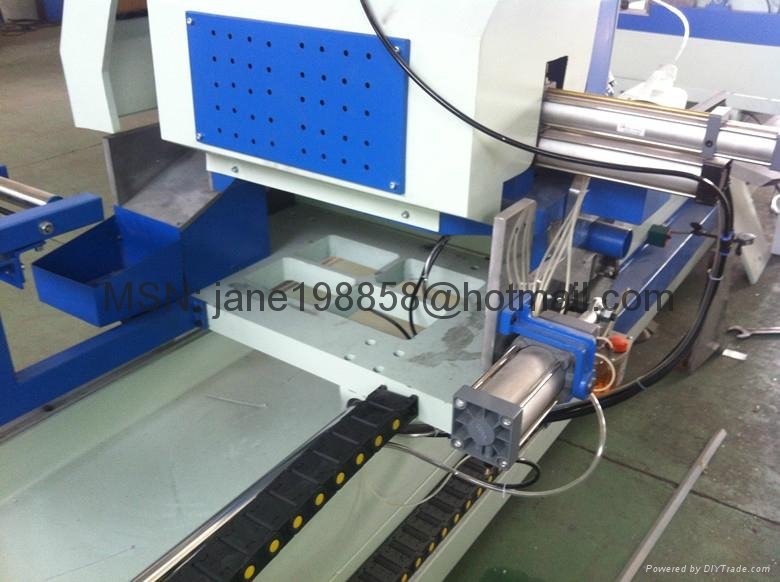 Aluminum Window Machine CNC Double head Precision Cutting Saw LJZ-CNC-500*4200 5
