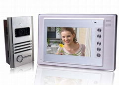 7'' color best residential video intercom 