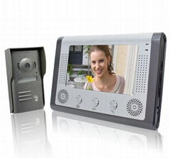 Hot selling 7'' color digital video door phone, intercom clearly 