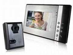 Hot selling 7'' color video door phone intercom system