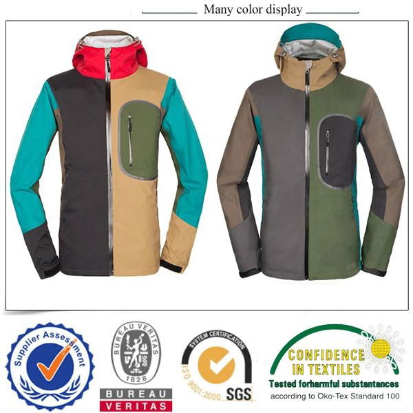   Basic style waterproof outdoor jacket for ski  