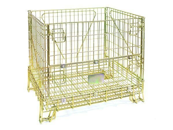 foldable stackable  steel  Wire Mesh Container
