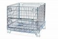 foldable stackable  steel  Wire Mesh Container 2