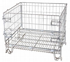 heavy duty warehouse metal Wire Mesh Container