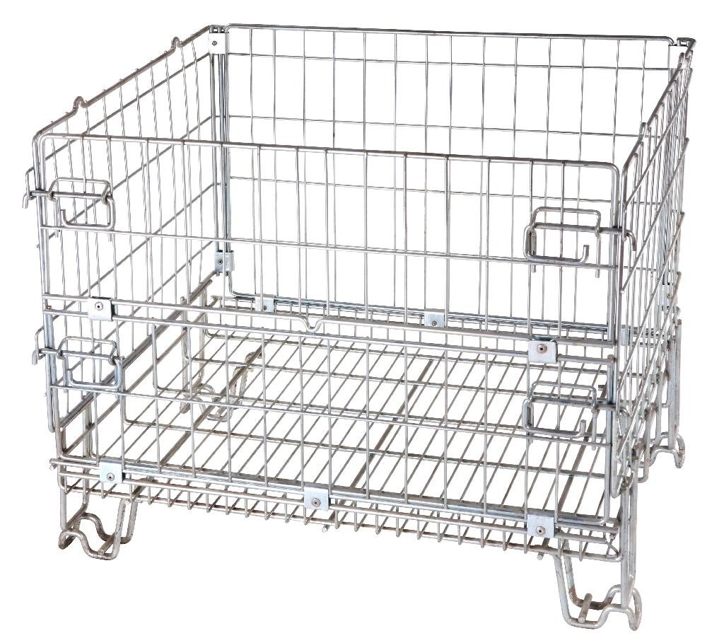 heavy duty warehouse metal Wire Mesh Container