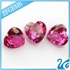 sweet heart heat resistant machine cut synthetic corundum