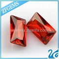 good inspection garnet rectangle shape