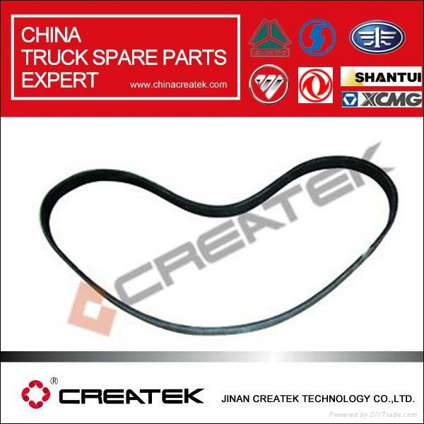 Sinotruk Howo Truck Engine Parts bando fan belt 2