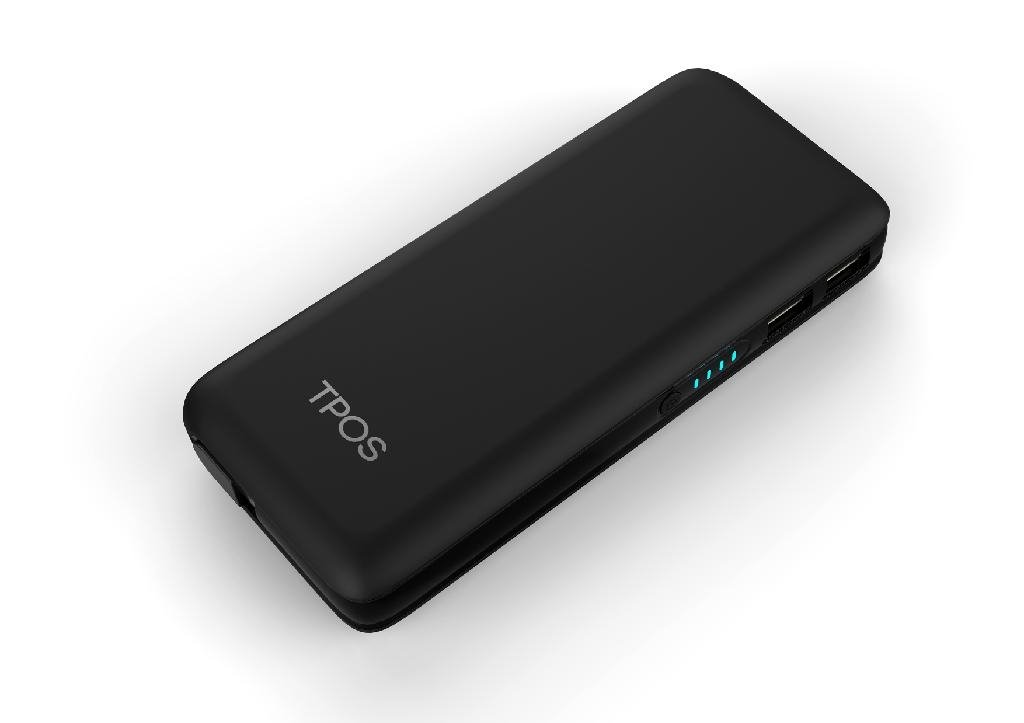 3 output 10000mAh power bank with CE RoHS 3