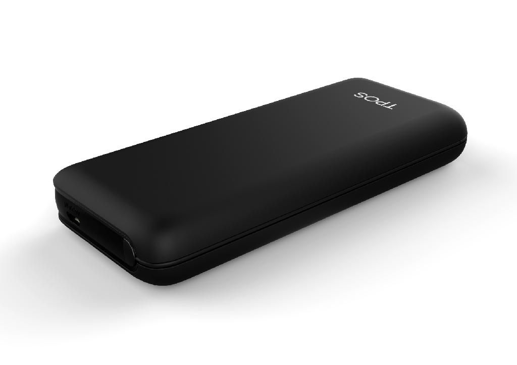 3 output 10000mAh power bank with CE RoHS 4