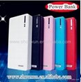 ROHS Brand New 12000mAh Power Bank Portable Wallet Mobile Charger with One LED L