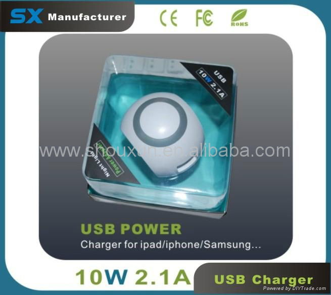 High Capacity 5V 2A USB Charger For iPhone iPad iPod Samsung etc 2