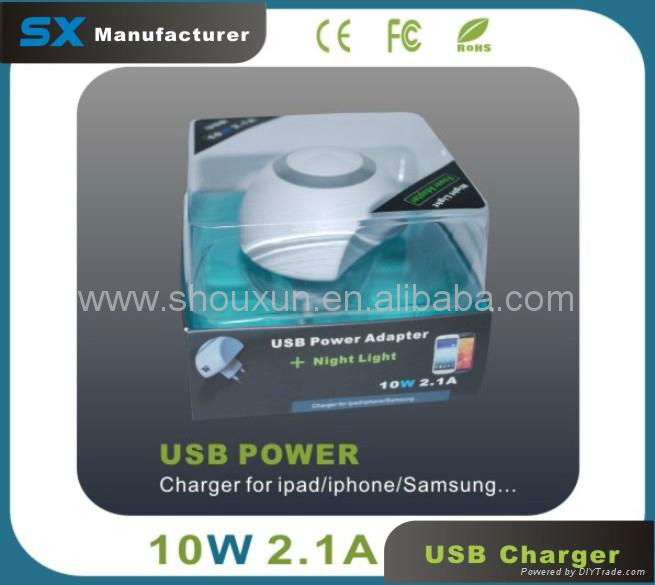 High Capacity 5V 2A USB Charger For iPhone iPad iPod Samsung etc 3
