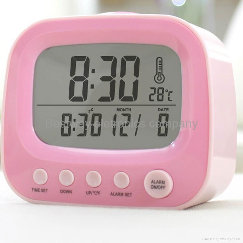 Hot Product Lcd alarm clock digital clock tv clock 2