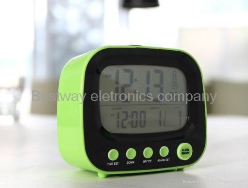 Hot Product Lcd alarm clock digital clock tv clock 4